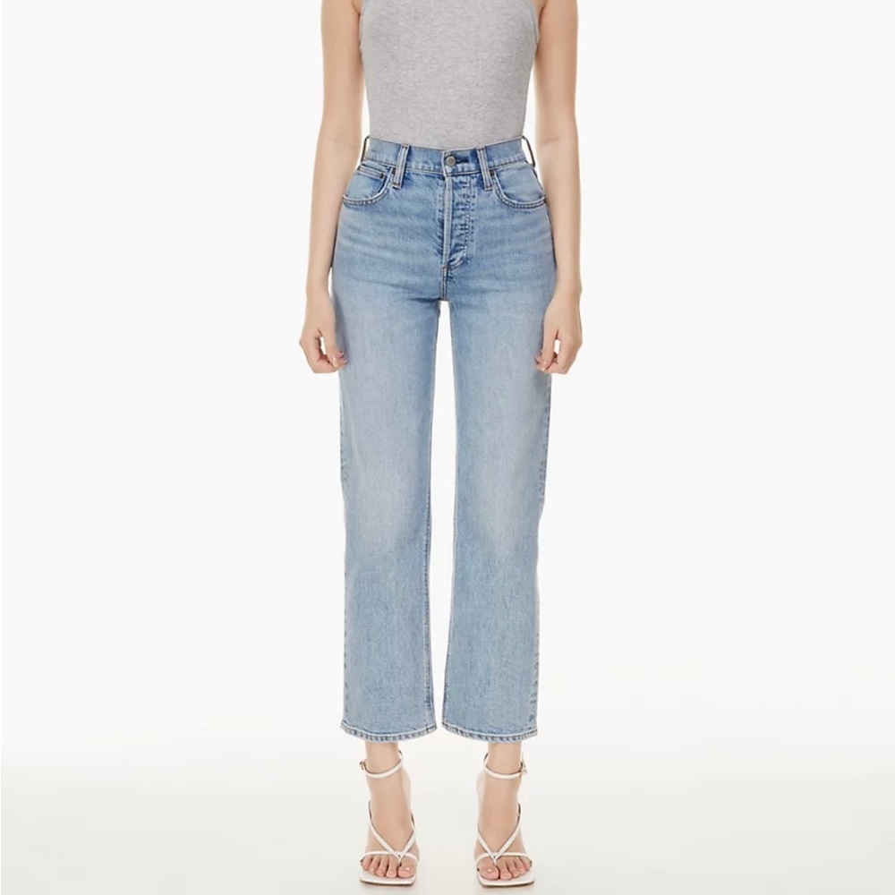 Aritzia Denim Forum Arlo High Rise Straight jean 29 excellent condition